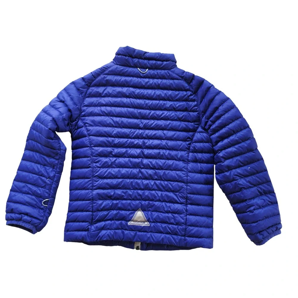 L.L. Bean Kids M 5-6 Ultralight 650 DownTek Puffer Jacket Blue 296982